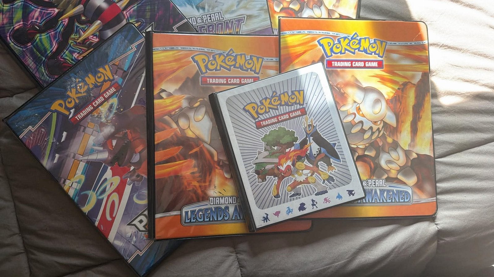 4x oude Pokémon mappen, Ophalen of Verzenden, Zo goed als nieuw