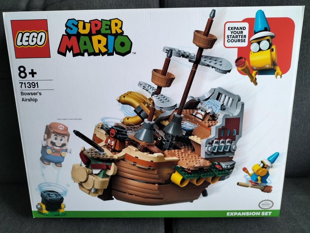 Lego mario bowser's airship 71391, Ophalen of Verzenden, Nieuw