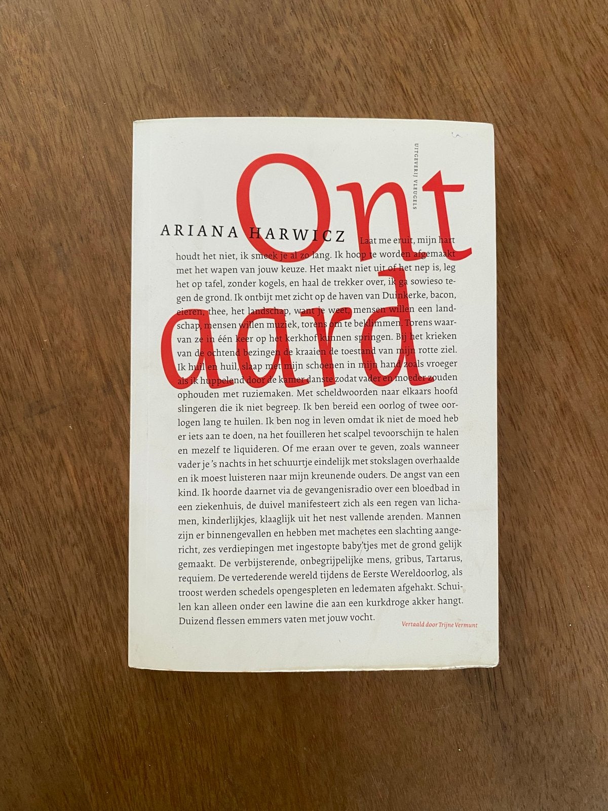 Ontaard - Ariana Harwicz (2024), Ophalen of Verzenden, Gelezen, Nederland