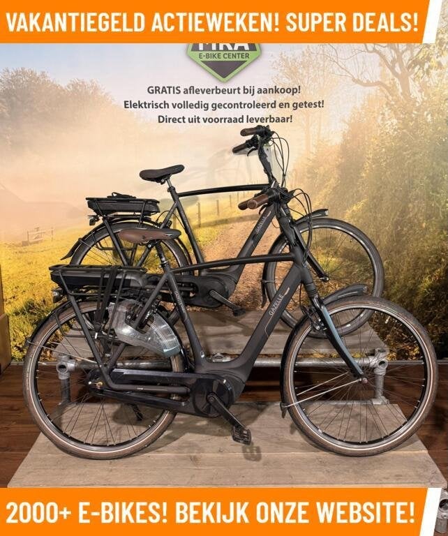 Gazelle Orange Elektrische fiets met Bosch Active Plus motor, Gazelle, Ophalen of Verzenden, Zo goed als nieuw, 50 km per accu of meer