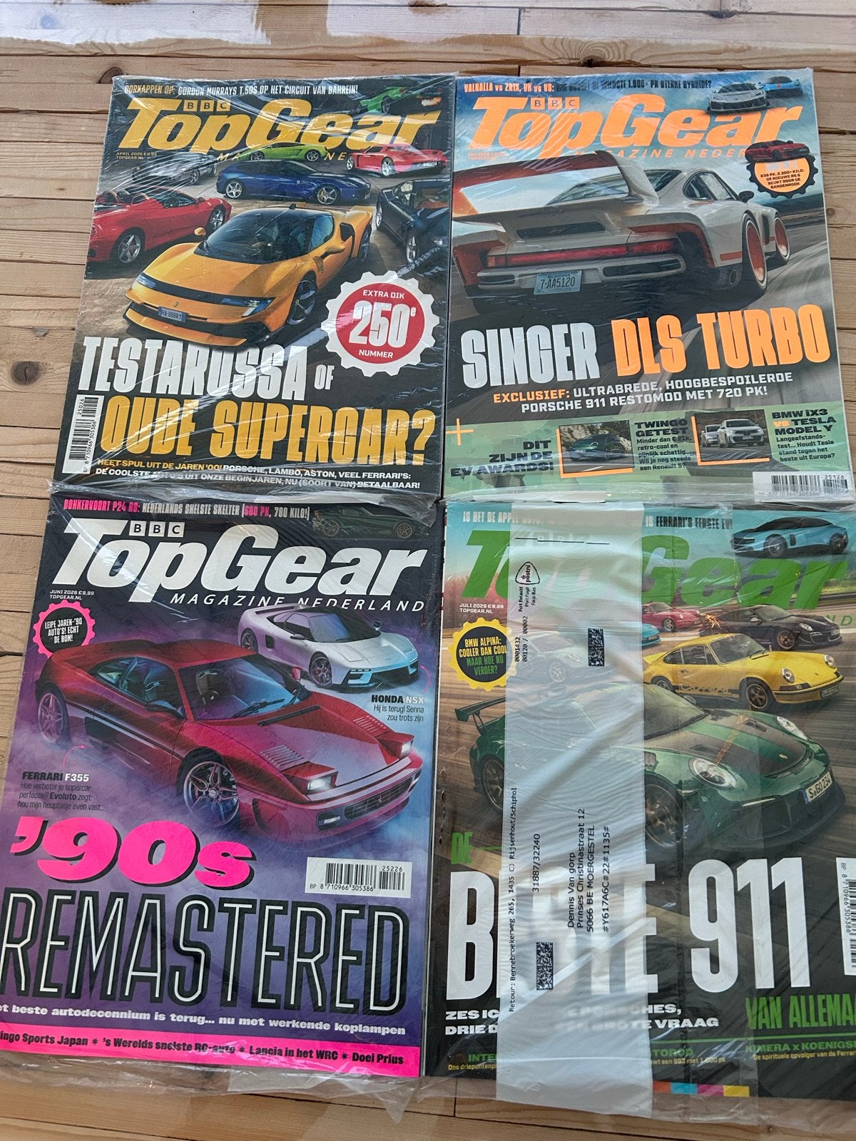 TopGear Magazine Nederland - 4 nummers, Boeken, Tijdschriften en Kranten, Ophalen of Verzenden, Nieuw, Sport en Vrije tijd