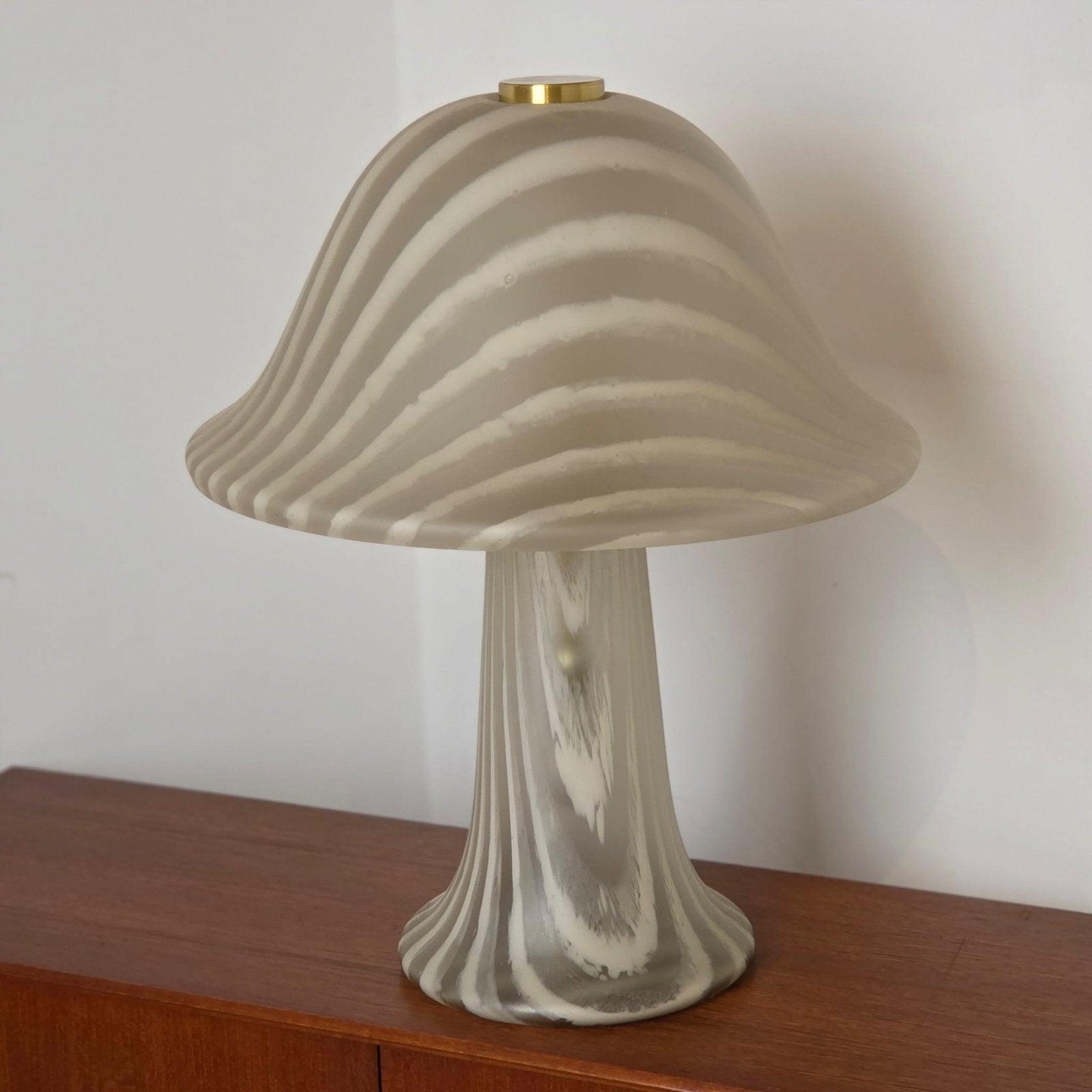 Peill & Putzler Murano Mushroom Tafellamp Jaren '70, Overige merken, Vintage, Paddenstoellamp, Peill & Putzler