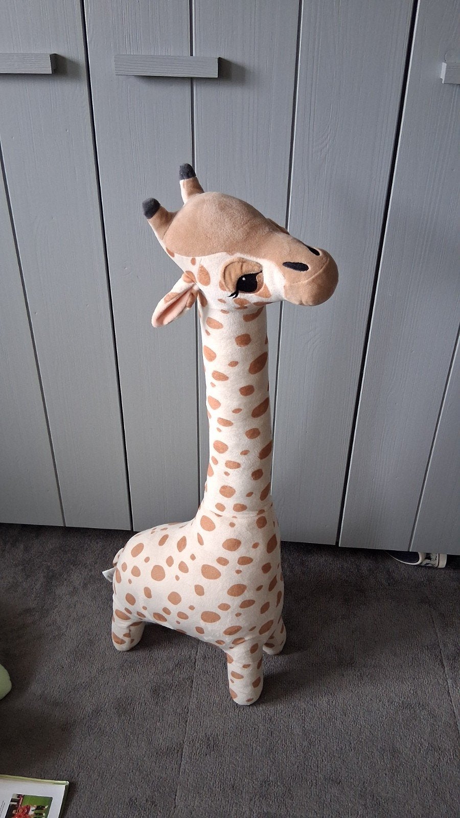 Knuffel giraffe, Kinderen en Baby's, Speelgoed | Knuffels en Pluche, Ophalen, Zo goed als nieuw, Overige typen