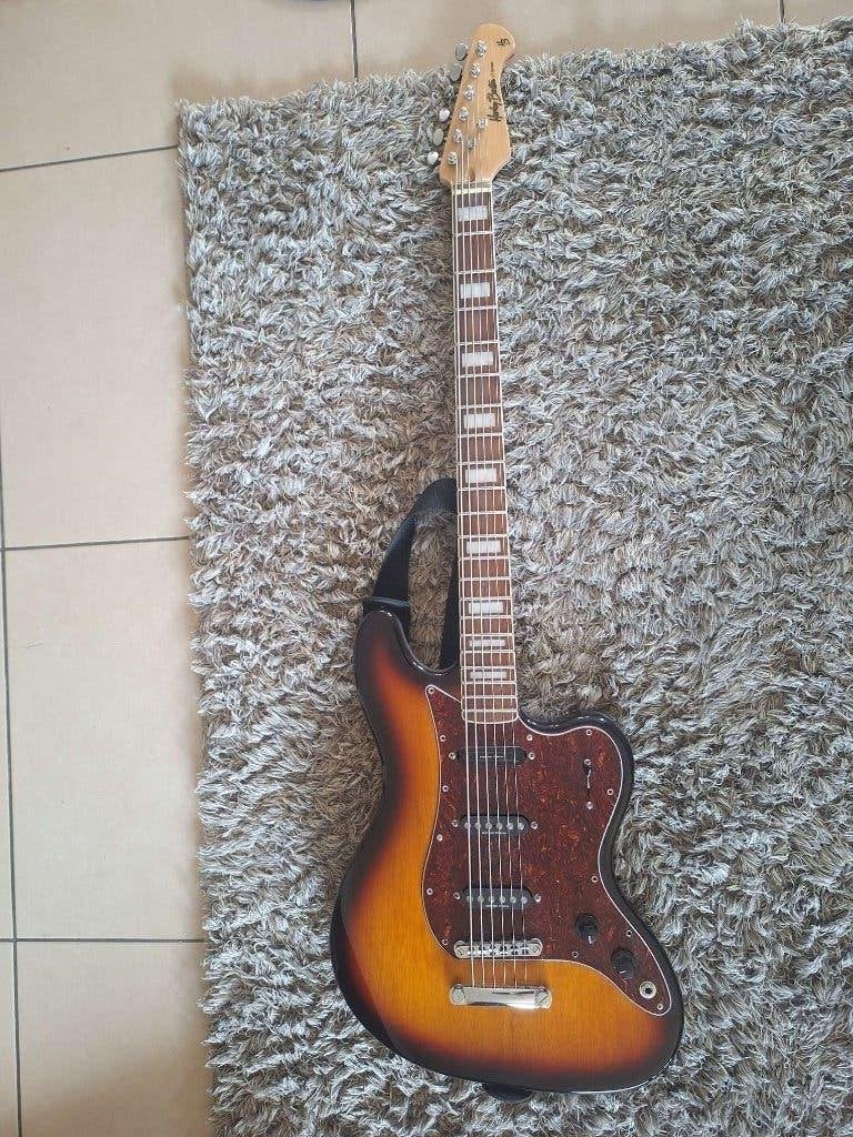Harley Benton Guitarbass VI, Ophalen, Gebruikt, Solid body, Overige merken