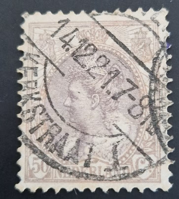 Nederland 1899-1921 - nvph 74 - Wilhelmina der Nederlanden, Postzegels en Munten, Ophalen of Verzenden, T/m 1940, Gestempeld