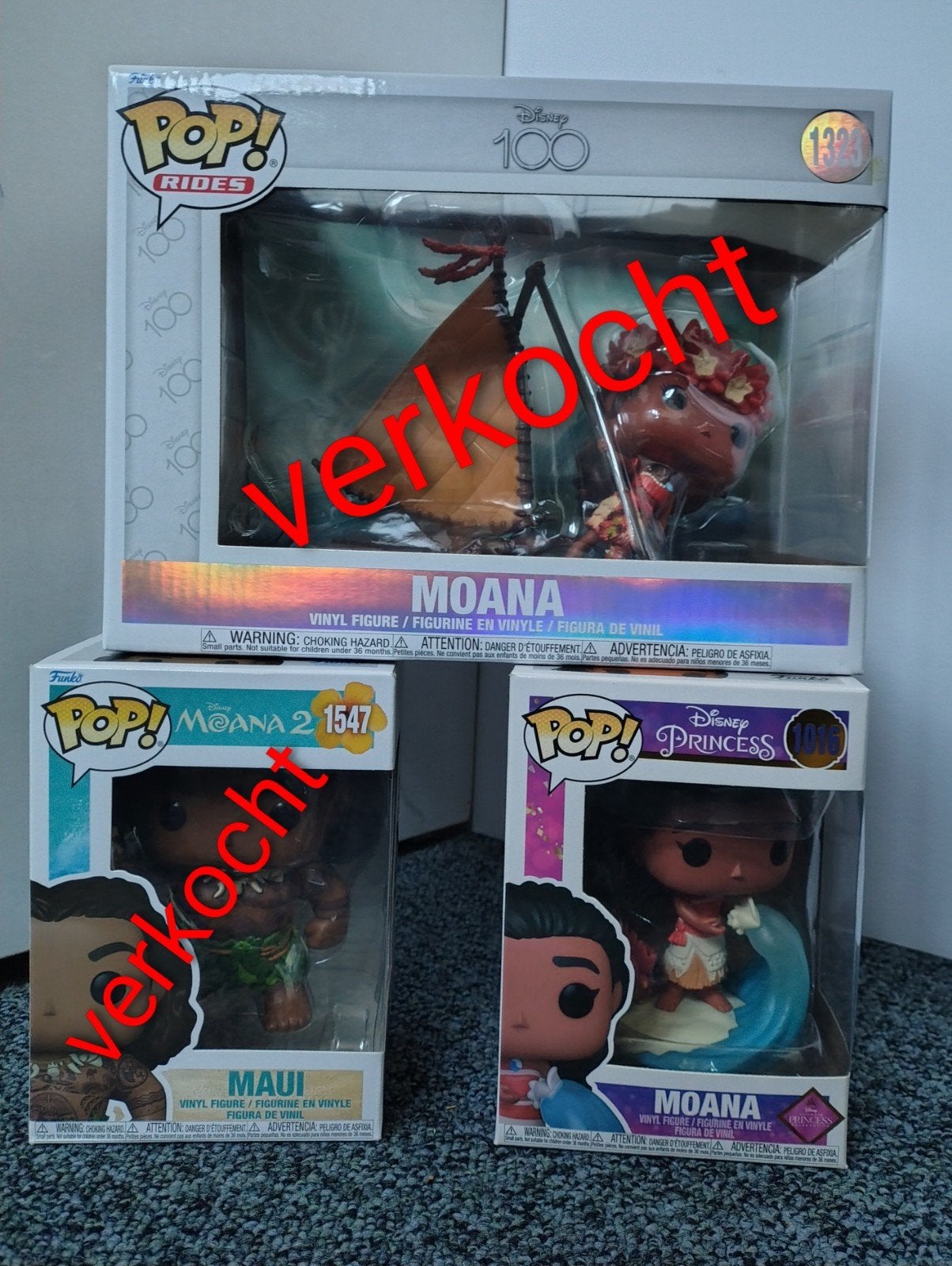 Funko Pop! Moana, Maui, Ophalen of Verzenden, Zo goed als nieuw