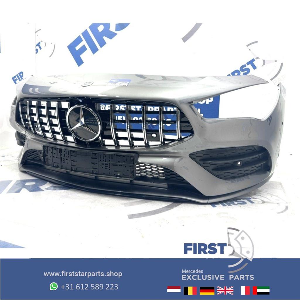 W118 BUMPER C118 X118 CLA AMG LINE VOORBUMPER COMPLEET + GT, Gebruikt, -, Voor, Ophalen of Verzenden