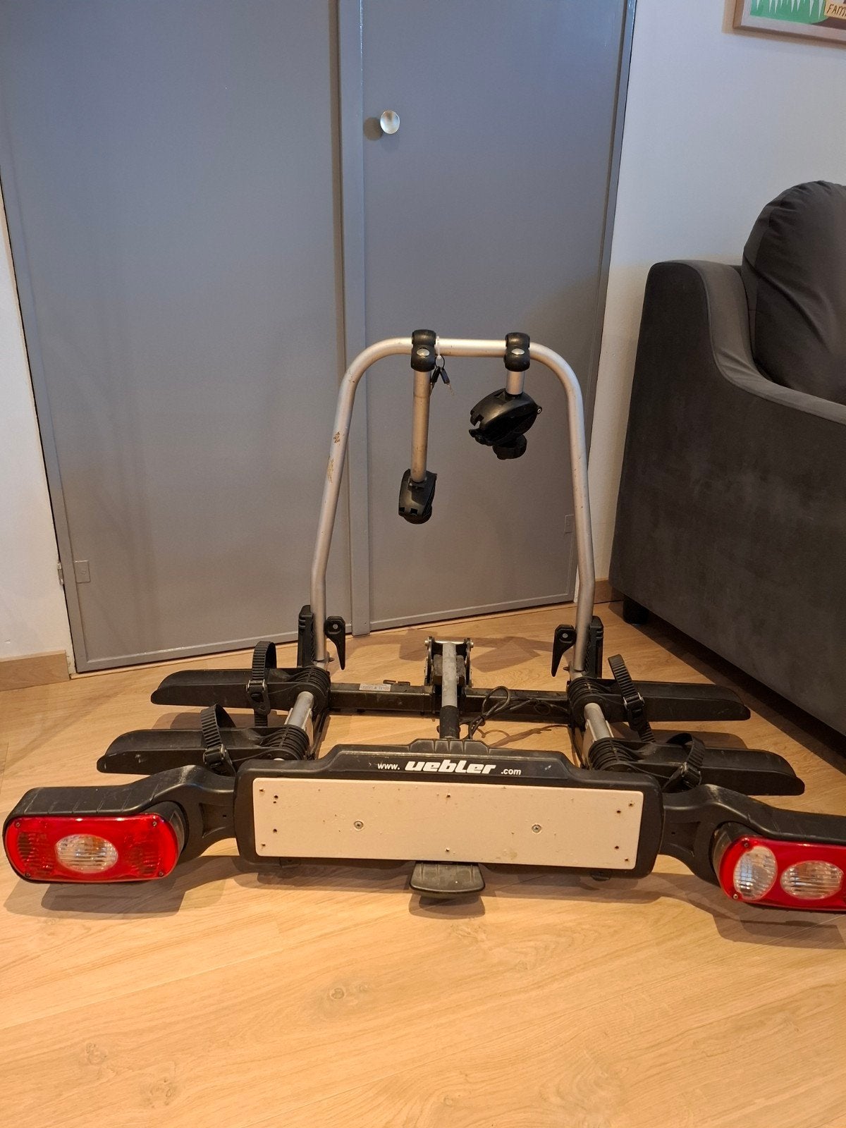 fietsendrager uebler x21, Ophalen, Gebruikt, 2 fietsen, Trekhaakdrager