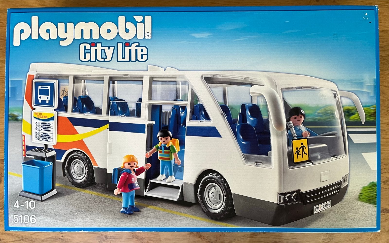 Playmobil City Life Bus 5106 met figuren en accessoires, Complete set, Voertuig, Ophalen of Verzenden, Zo goed als nieuw