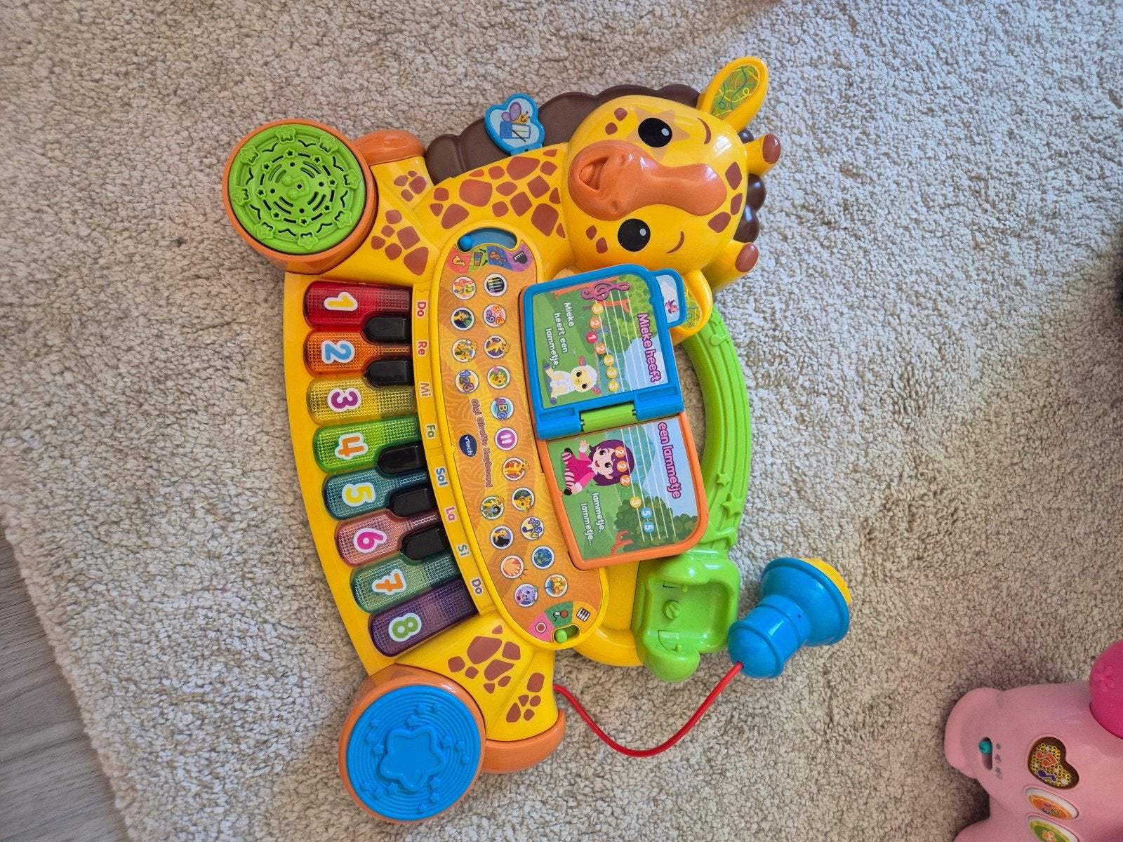 leer piano met microfoon, Kinderen en Baby's, Speelgoed | Vtech, Ophalen, Zo goed als nieuw