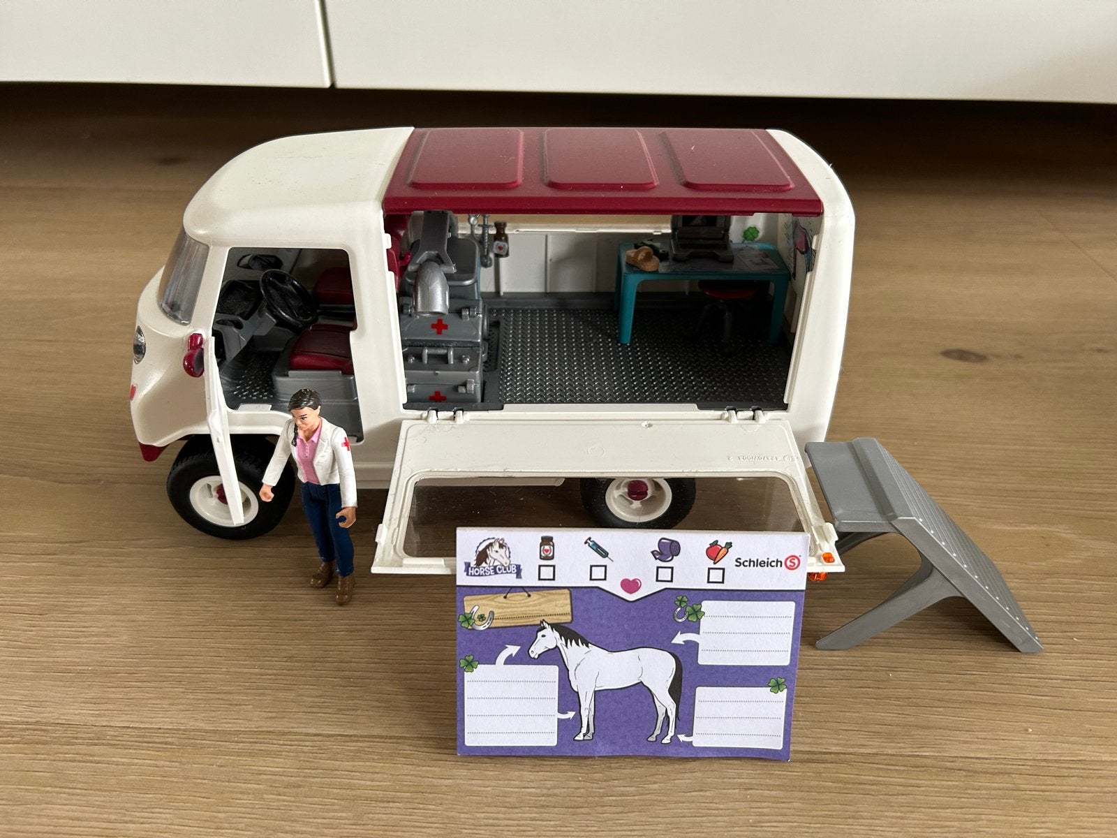Schleich Paardenkliniek Mobiele Dierenarts Speelset, Ophalen, Gebruikt, Jongen of Meisje