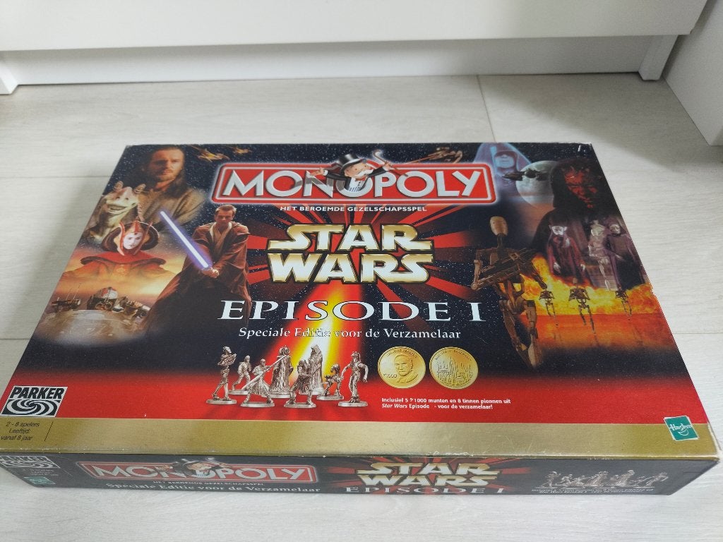 Monopoly Starwars - episode I, speciale editie, Ophalen of Verzenden, Gebruikt, Parker