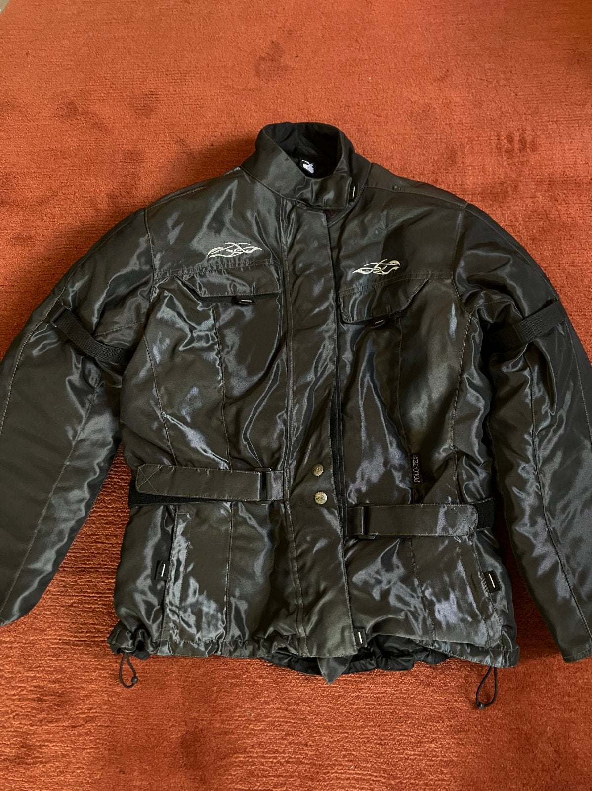 Polo Dames Motorjas Textiel Maat L Zwart, Motoren, Ophalen of Verzenden, Tweedehands, Dames, Jas | textiel