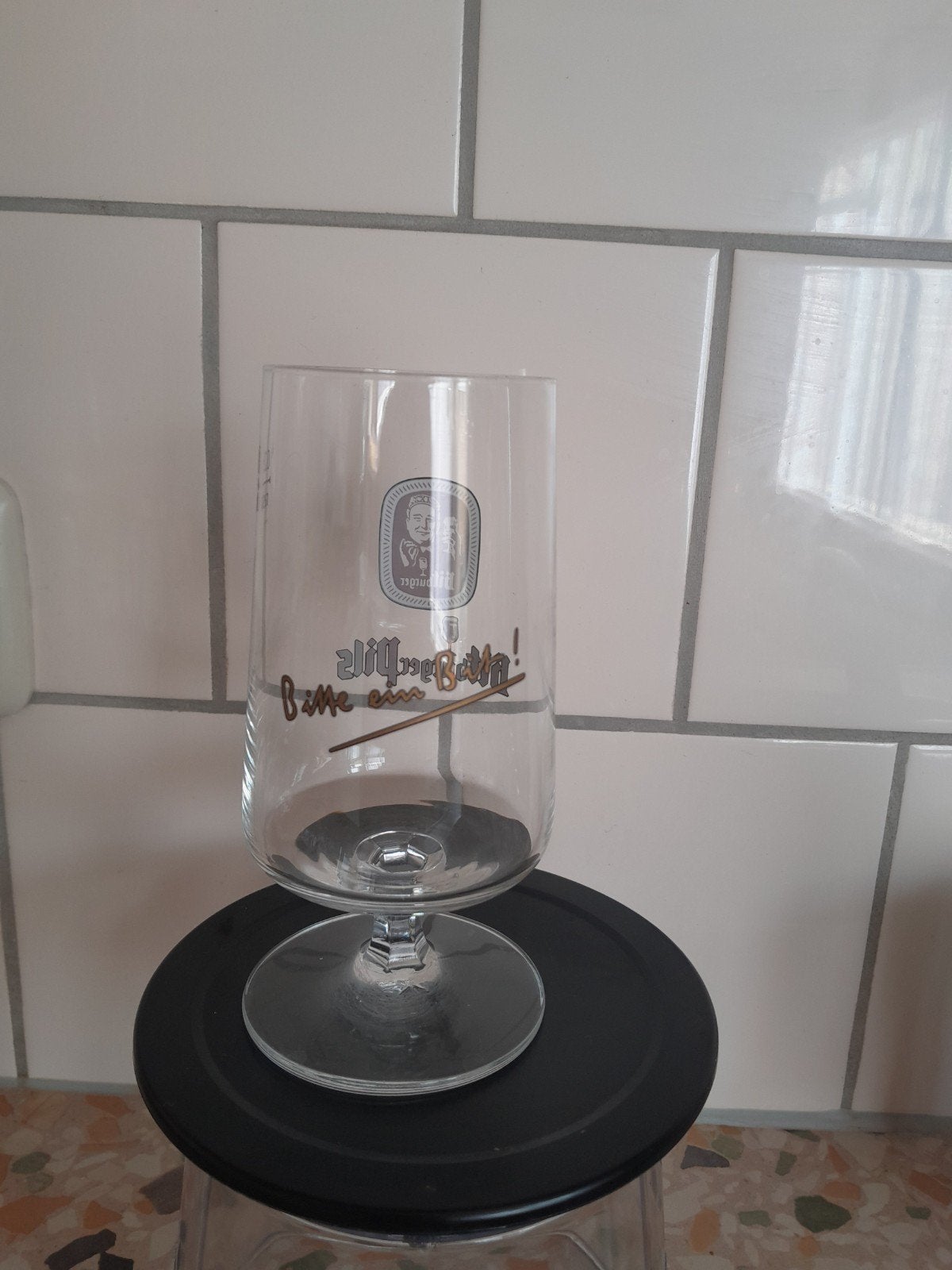 Bitburger Pils bierglas op voet, Verzamelen, Ophalen