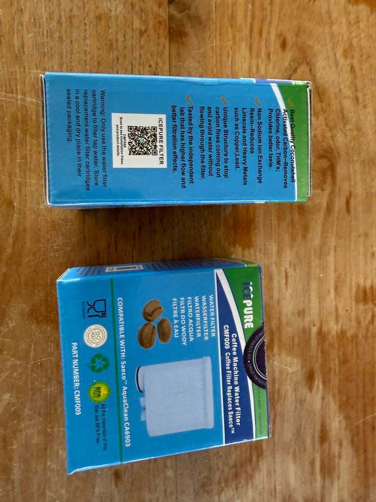 2x ICEPURE Koffiemachine Waterfilter CMF009 (Saeco/AquaClean, Ophalen of Verzenden, Nieuw