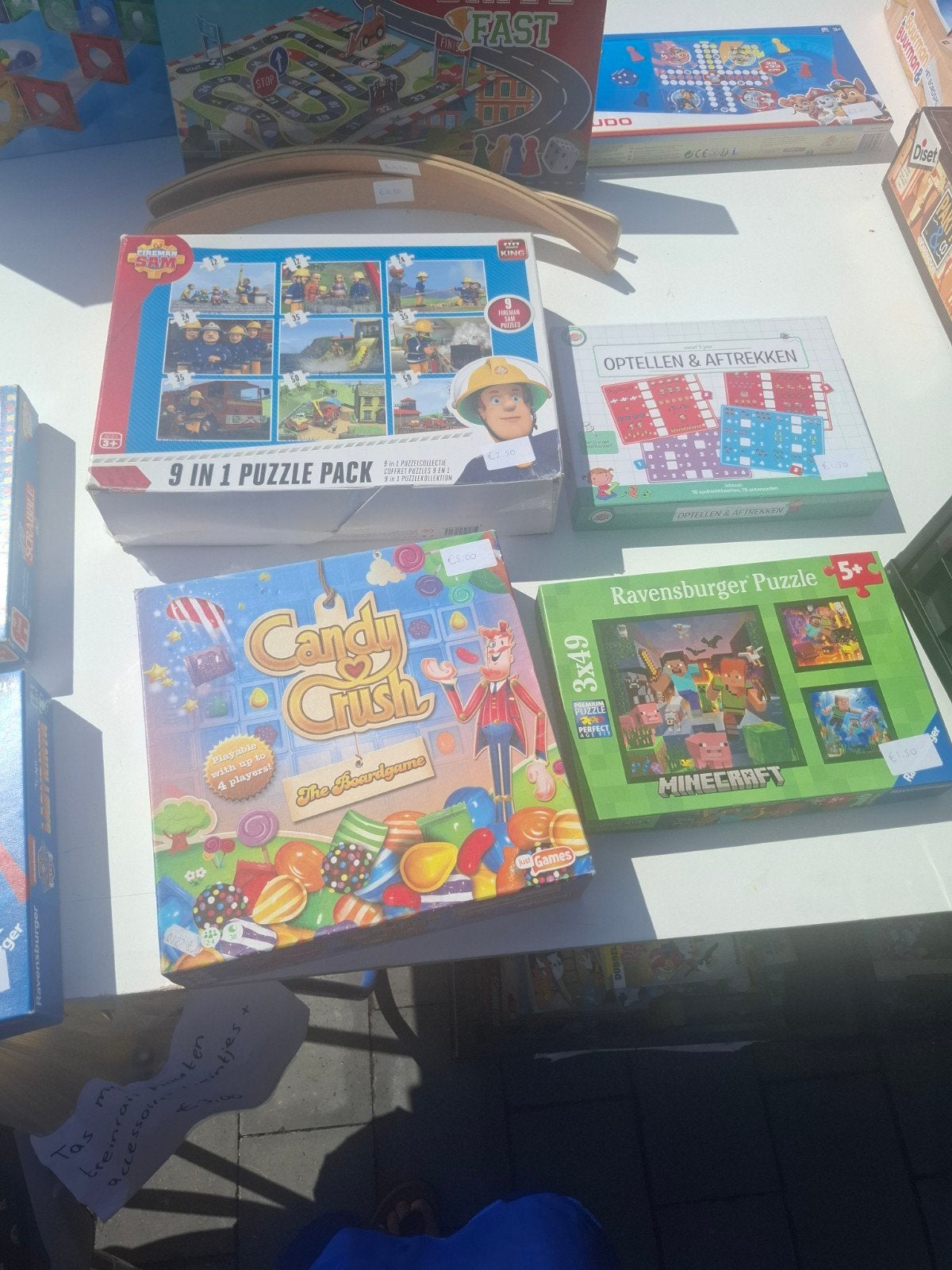 Diverse bordspellen en puzzels, Hobby en Vrije tijd, Ophalen of Verzenden
