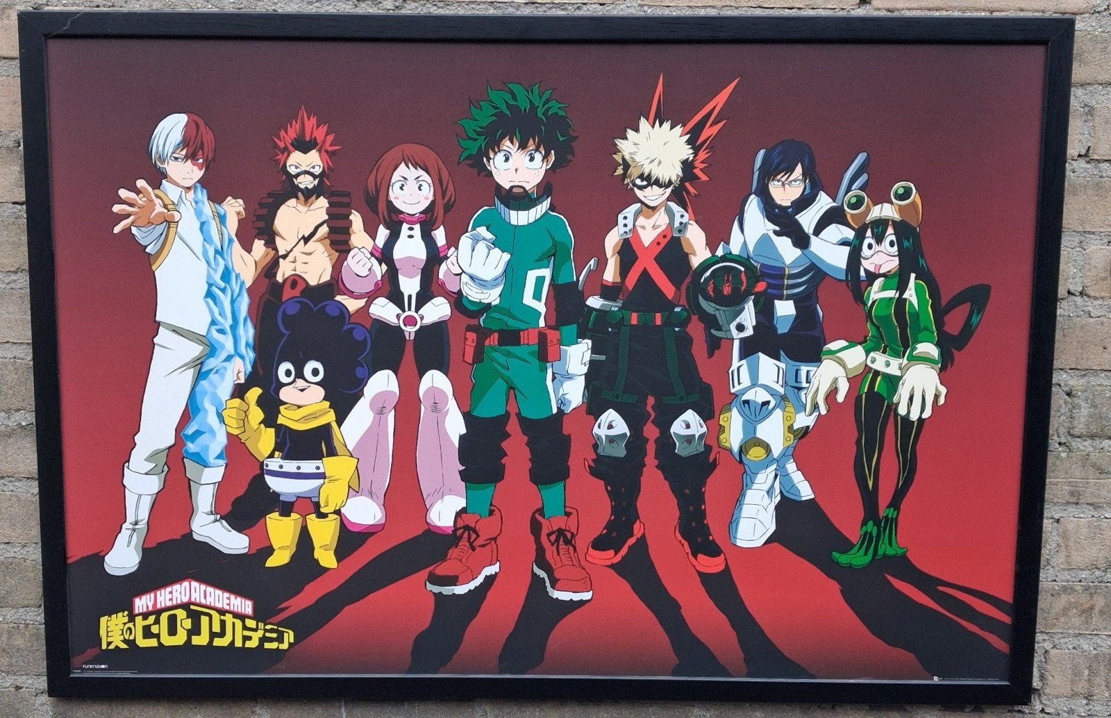 MANGA. My Hero Academia. Art print. UK. 95/65 cm., Huis en Inrichting, Woonaccessoires | Wanddecoraties, Ophalen, 65 cm, Meerkleurig