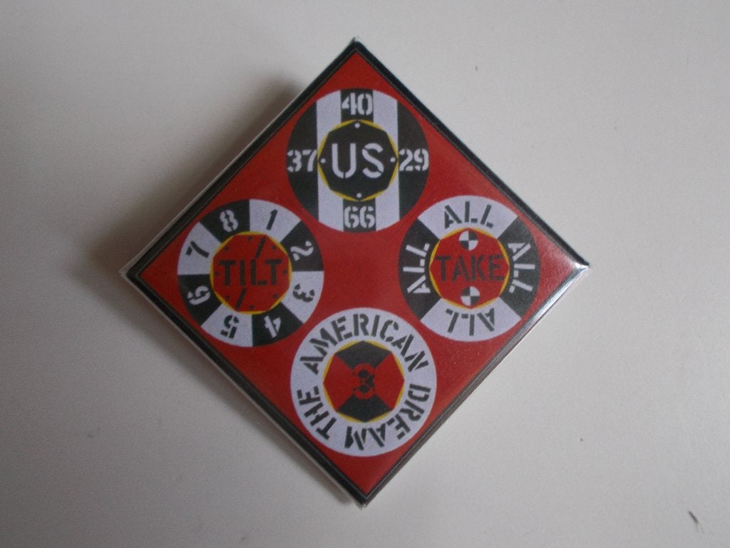 Robert Indiana (1928-2018), Button "The American Dream"., Antiek en Kunst, Kunst | Designobjecten, Ophalen, Object, Metaal