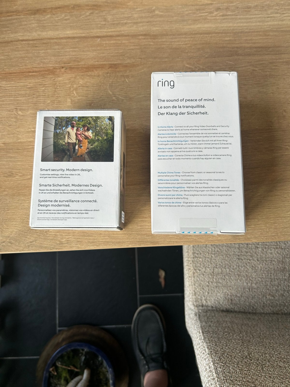 Ring Video Doorbell Wired + Chime (Nieuw), Beweging, Nieuw, Ophalen of Verzenden, Compleet systeem