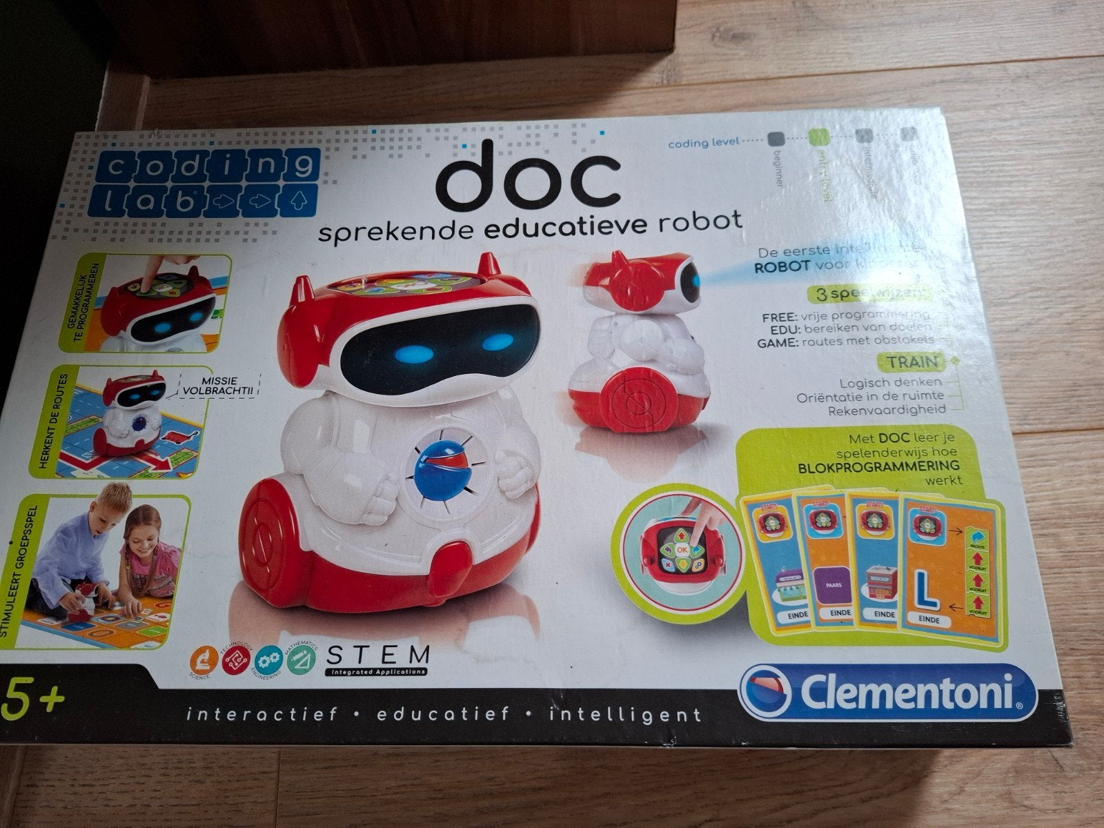 clementoni  sprekende educatieve robot, Ophalen