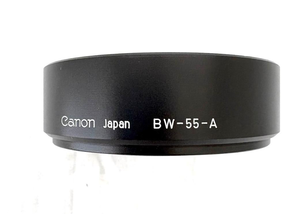 Canon zonnekap BW-55-A met origineel etui, Ophalen of Verzenden, Zo goed als nieuw, Toebehoren