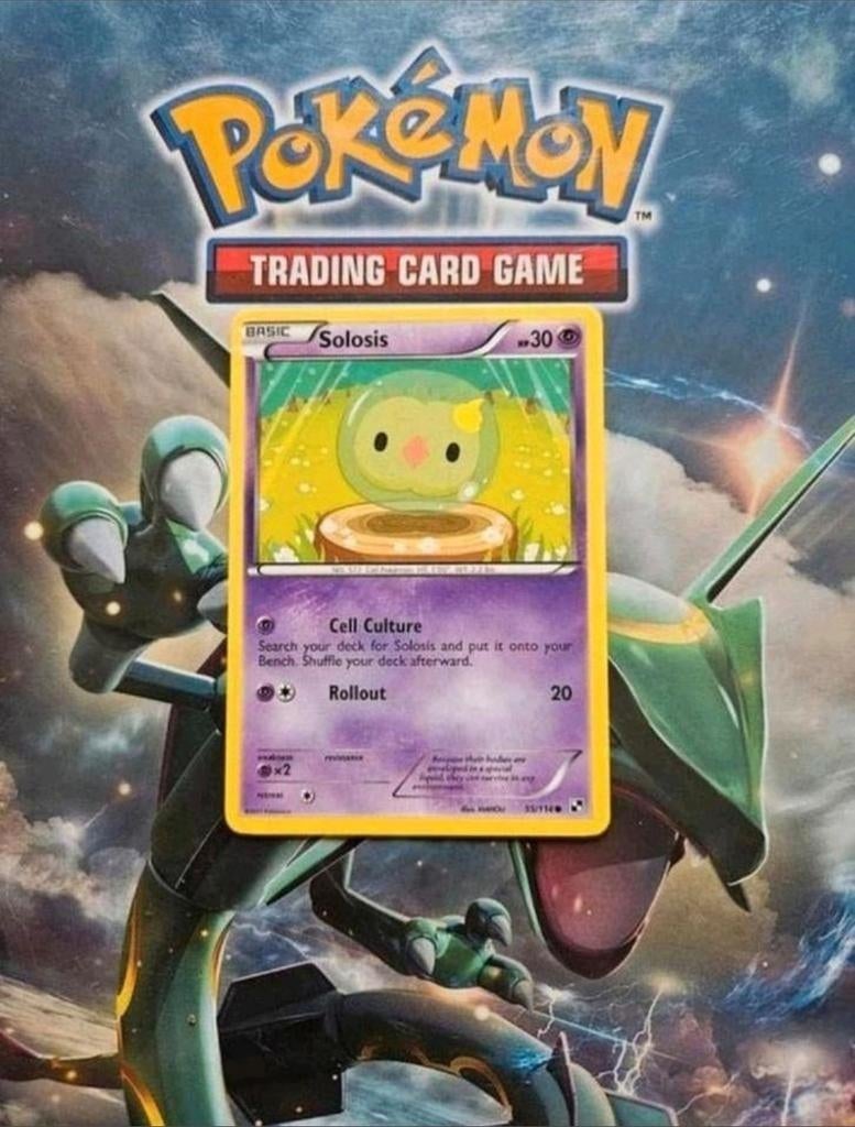 Solosis 55/114 Black&White base set pokemon kaart, Ophalen of Verzenden, Gebruikt, Losse kaart