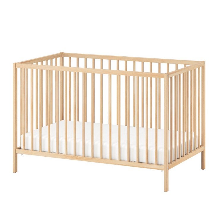 IKEA SNIGLAR ledikant (60x120 cm) beuken, Ophalen, Zo goed als nieuw, Ledikant