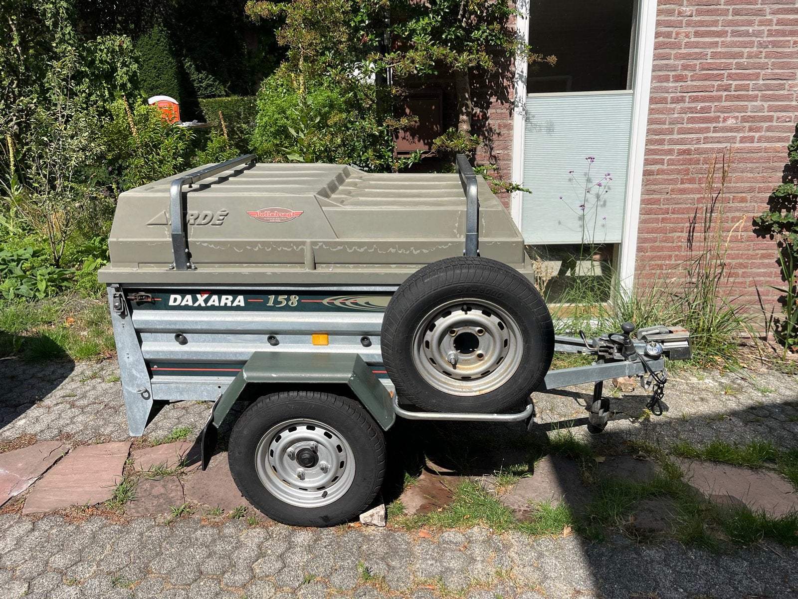 Daxara 158 aanhangwagen, Auto diversen, Aanhangers en Bagagewagens, Ophalen, Gebruikt