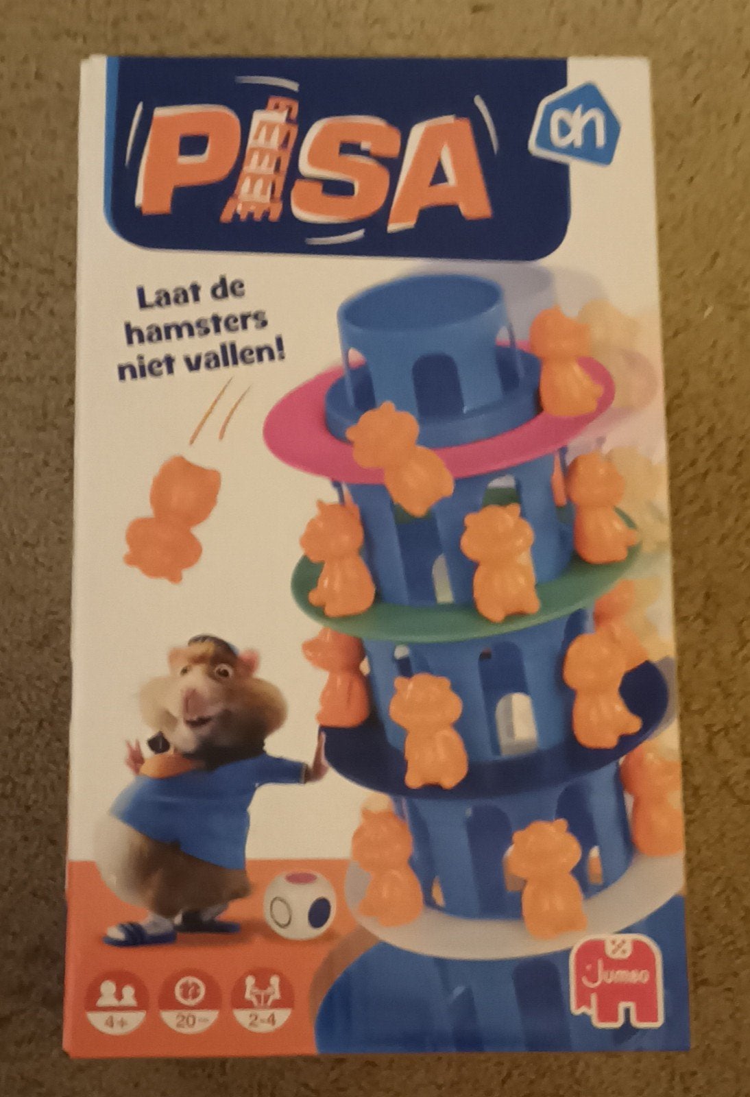 AH Toren van Pisa spel - Nieuw in verpakking, Drie of vier spelers, Ophalen of Verzenden, Nieuw, Jumbo
