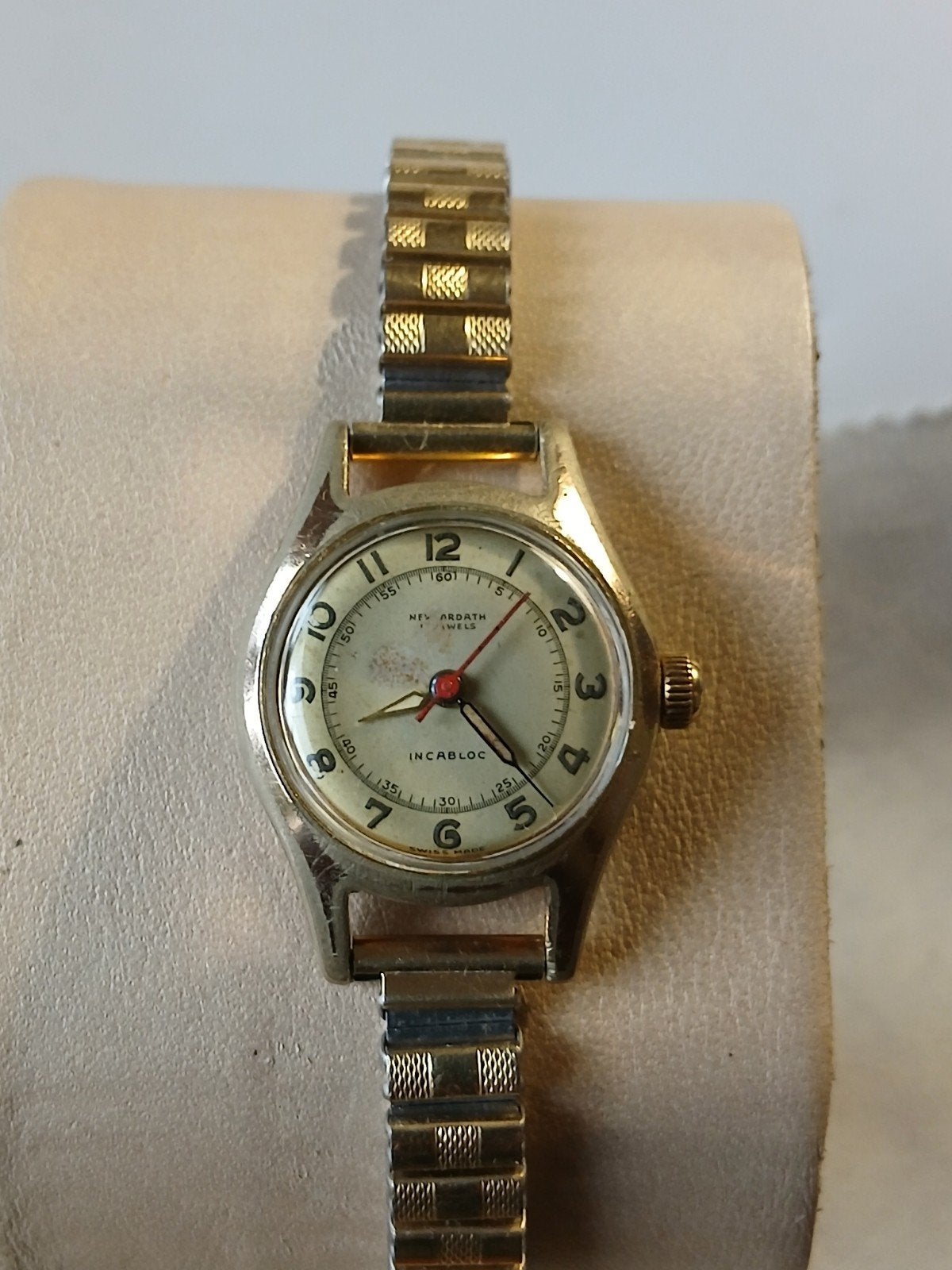 Zeer zeldzaam vintage Ardath militair polshorloge jaren '50, Sieraden, Tassen en Uiterlijk, Horloges | Antiek, Ophalen of Verzenden