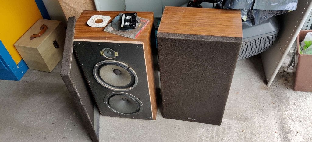 Sony SS-37 Vintage Boekenplank Luidsprekers - 40W Max, Ophalen, Stereo speakers, Gebruikt, Minder dan 60 watt