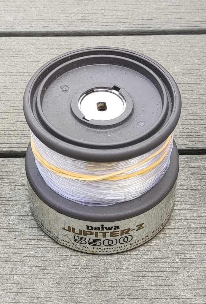 Daiwa jupiter z 5500 molen - reserve spoel, Ophalen of Verzenden, Gebruikt, Molen