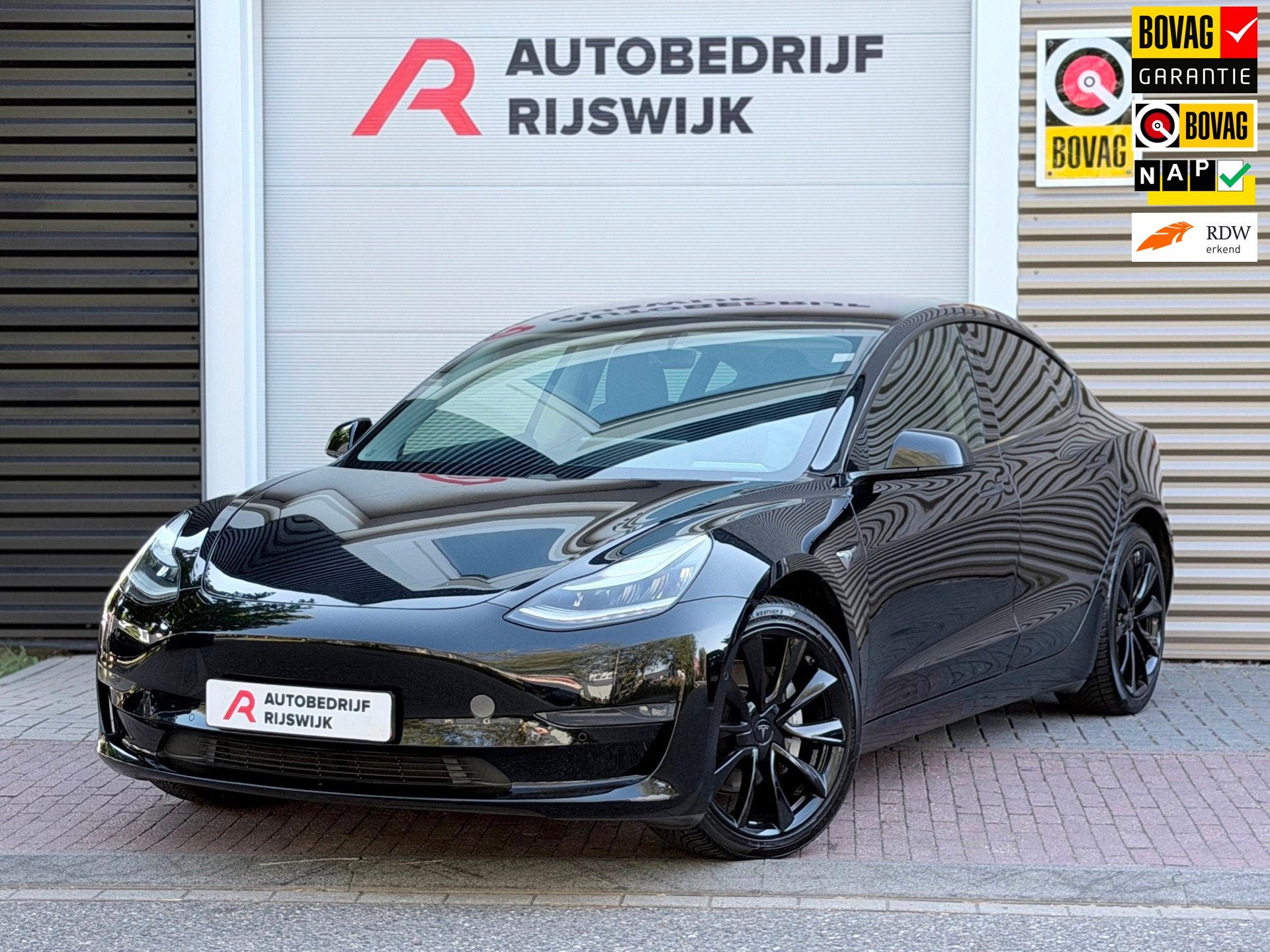 Tesla Model 3 Long Range AWD 75 kWh, Auto's, Tesla, Automaat, Stoelverwarming, 544 km, Zwart