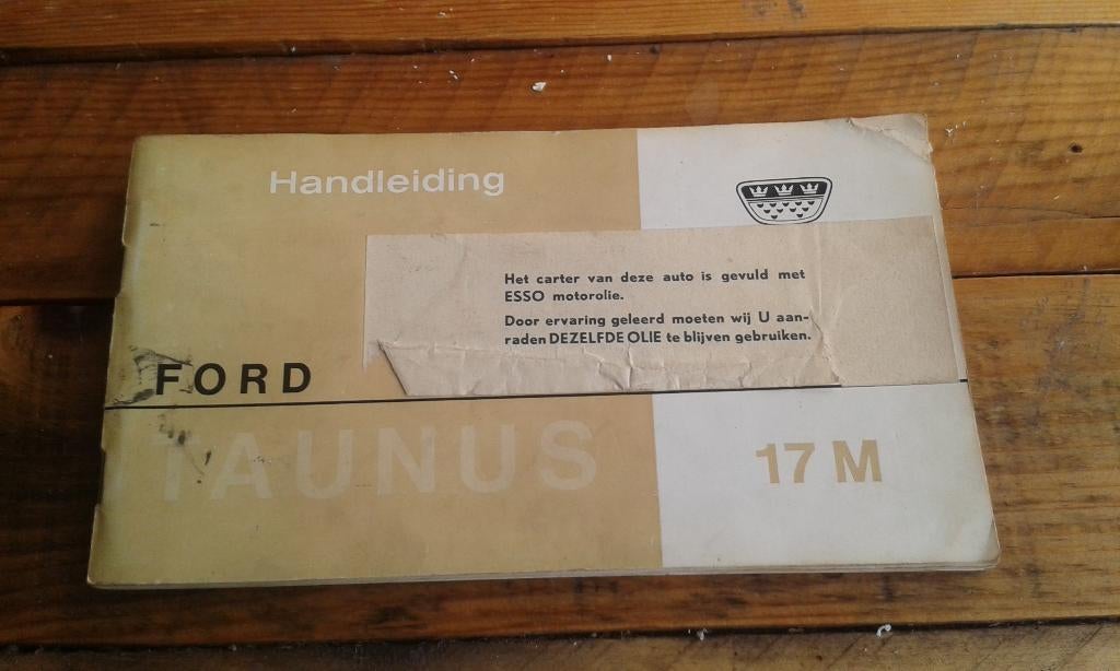 Instructieboekje Ford Taunus 17M P5 uitgave1964, Ophalen of Verzenden