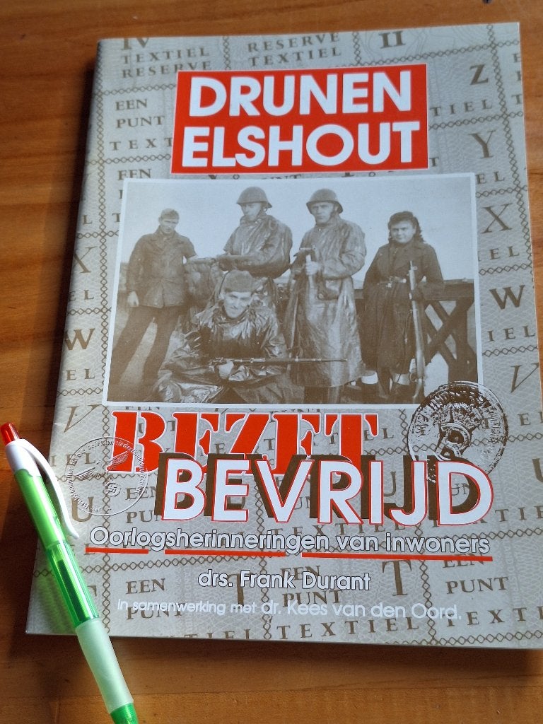 Drunen Elshout Bezet Bevrijd Oorlogsherinneringen inwoners, Ophalen of Verzenden, Tweede Wereldoorlog, Zo goed als nieuw, Overige onderwerpen
