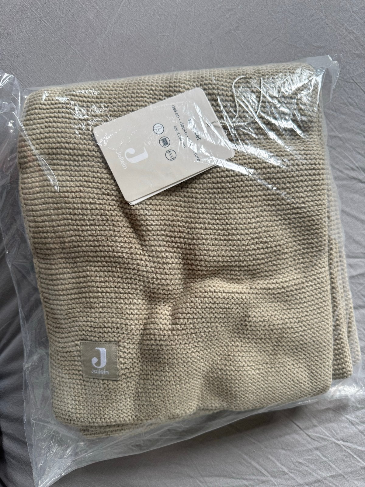 Jollein Deken 100x150 cm - Nieuw in verpakking, Kinderen en Baby's, Dekens, Slaapzakjes en Inbakerproducten, Ophalen of Verzenden