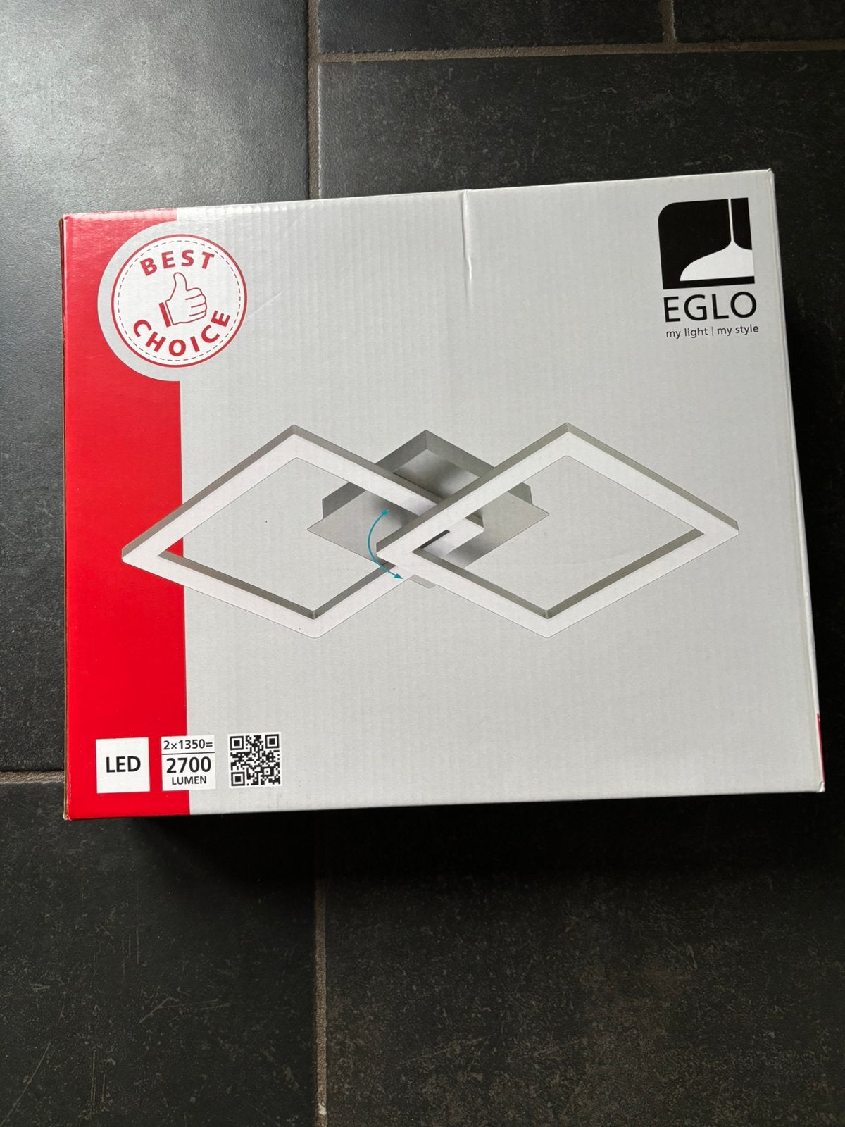 Leuke Eglo plafondlamp Led 2x1350 lumen, Ophalen of Verzenden, Zo goed als nieuw