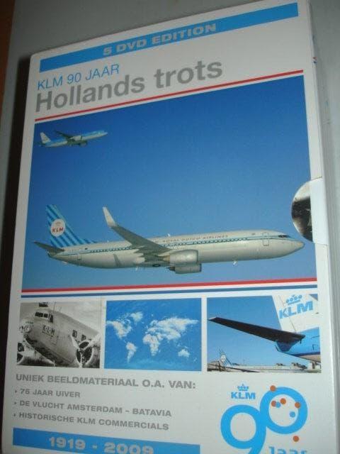 KLM- De Geschiedenis van KLM- BOXSET- 5-DVD- (NIEUW), Alle leeftijden, Verzenden, Nieuw in verpakking, Wetenschap of Techniek
