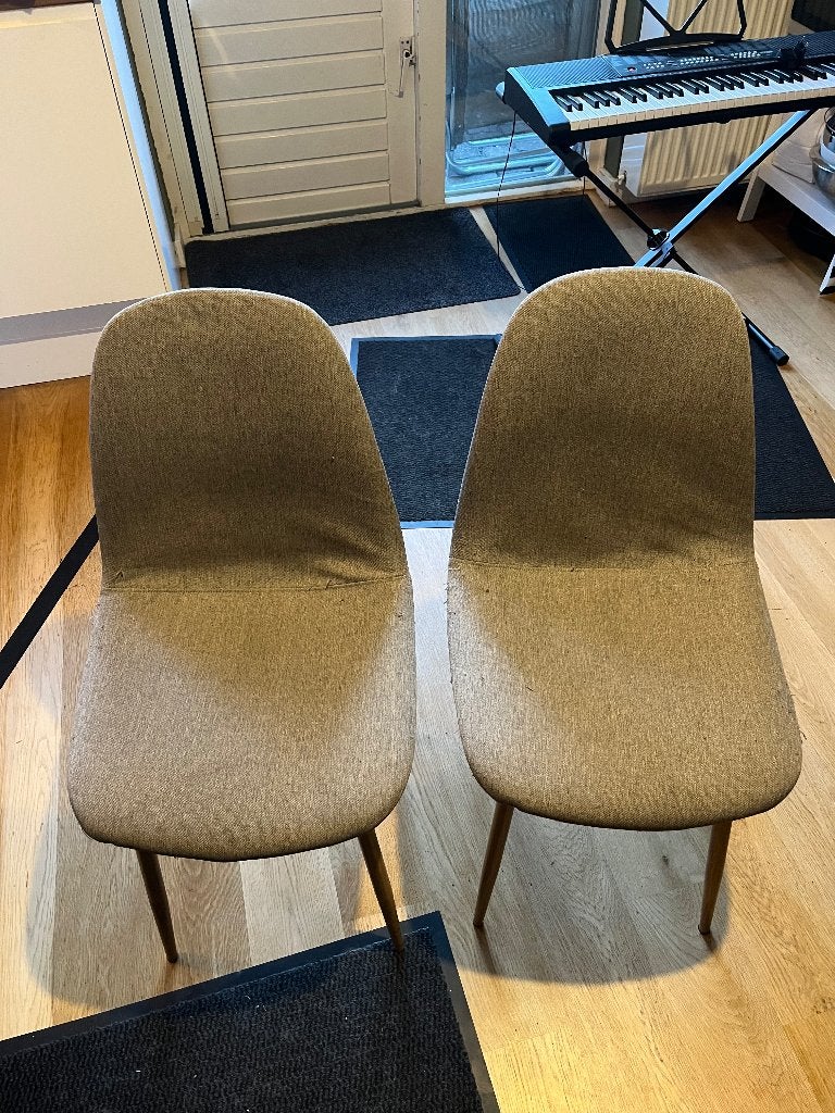 Eettafelstoelen, Ophalen, Gebruikt, Vier, Stof