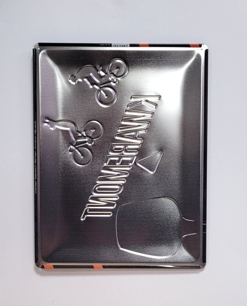 Kwaremont pittig blond bier relief reclamebord van metaal, Verzamelen, Ophalen of Verzenden, Nieuw, Reclamebord, Plaat of Schild