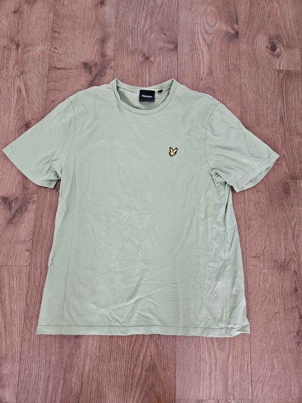 Lyle & Scott T-shirt - Lichtgroen - Maat L, Kleding | Heren, Maat 48/50 (M), Ophalen of Verzenden, Zo goed als nieuw, Lyle & Scott
