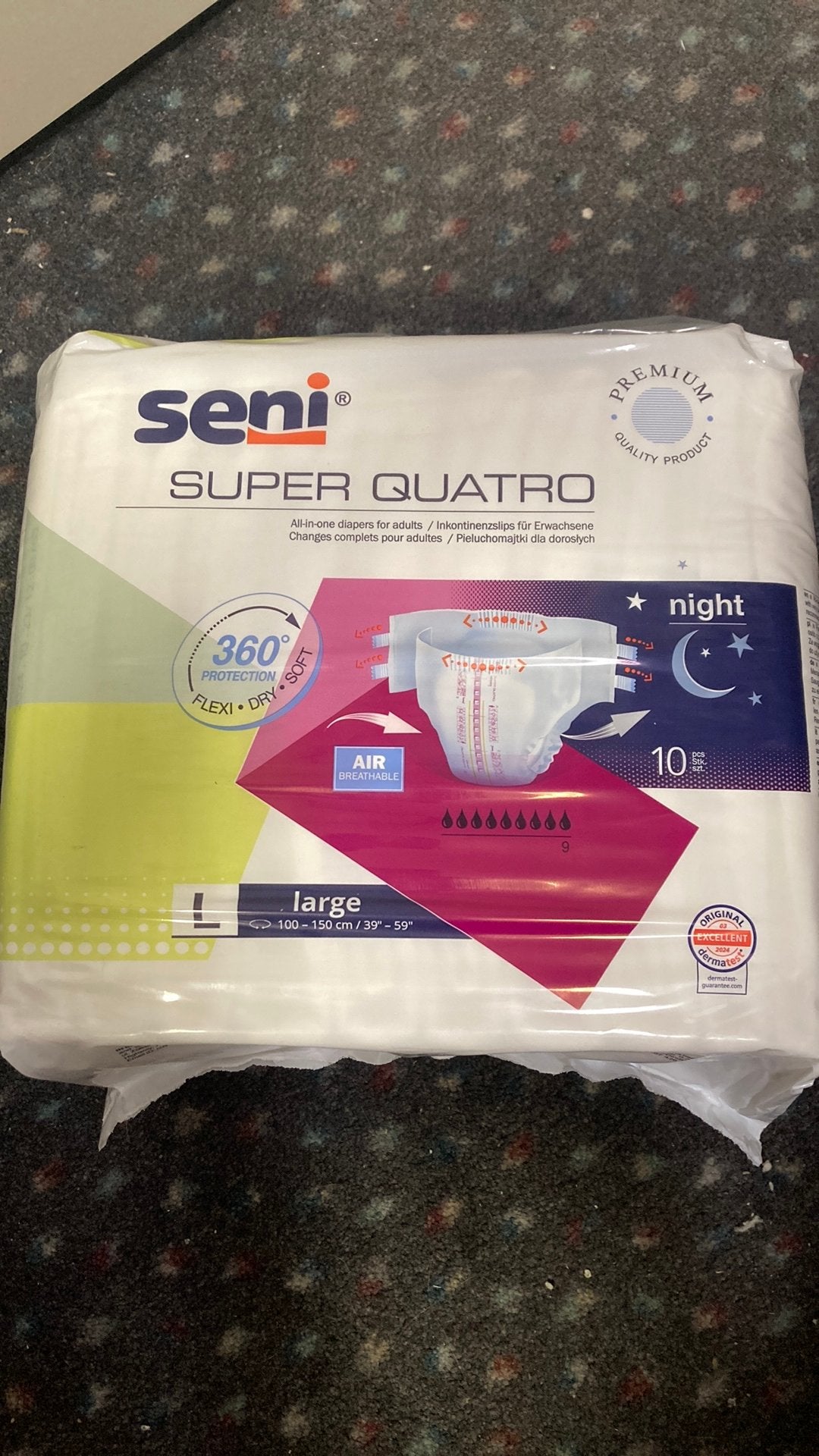 Seni super quatro inconinentie luiers, Diversen, Verpleegmiddelen, Ophalen of Verzenden, Nieuw