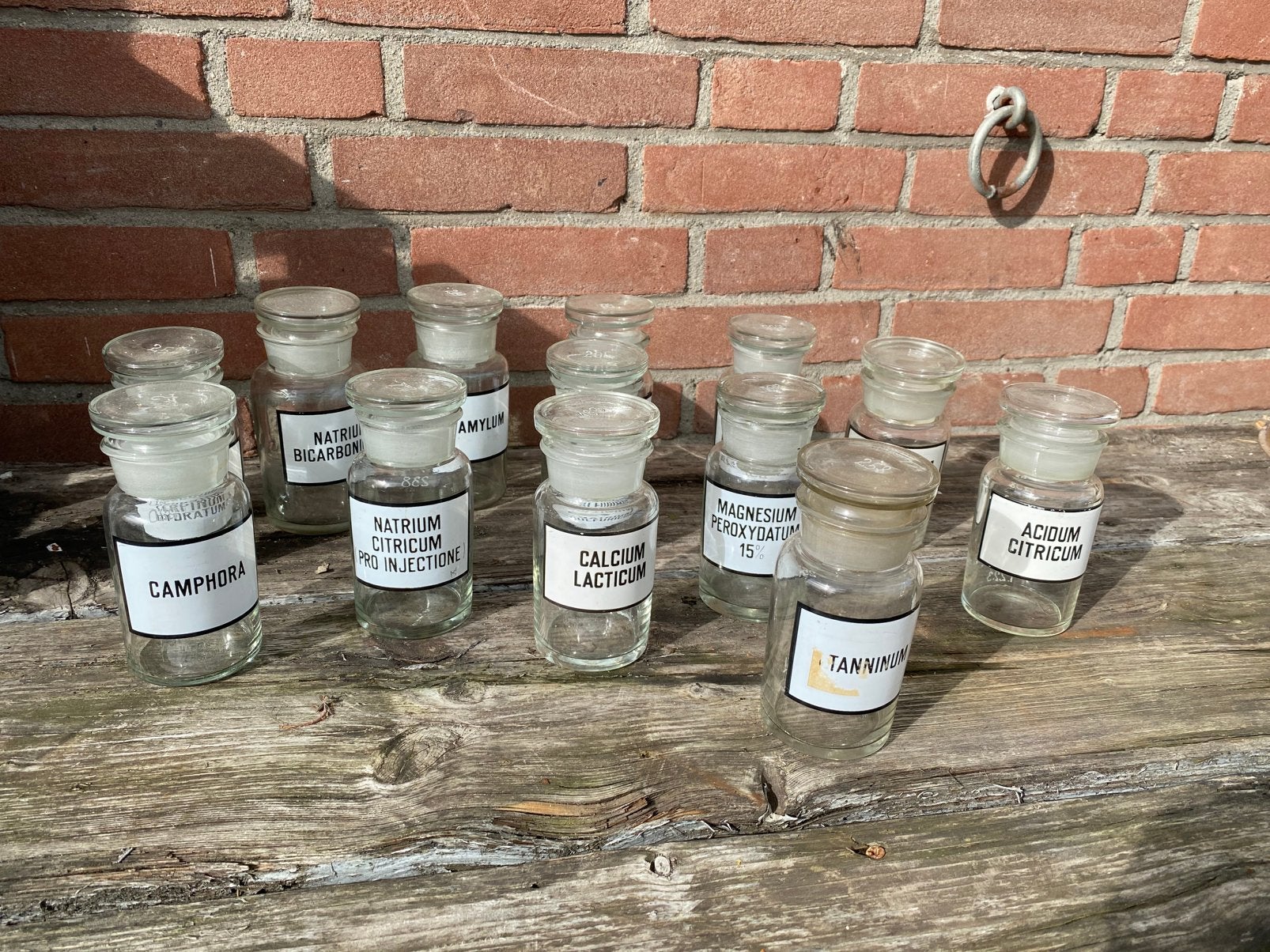 Mooie verzameling apothekers flesjes, Ophalen of Verzenden