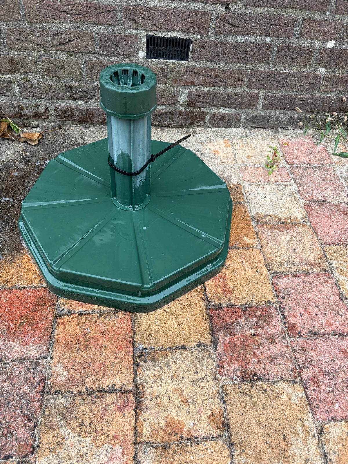 Groene parasolvoet - Gebruikt, Ophalen, Gebruikt, Parasolvoet