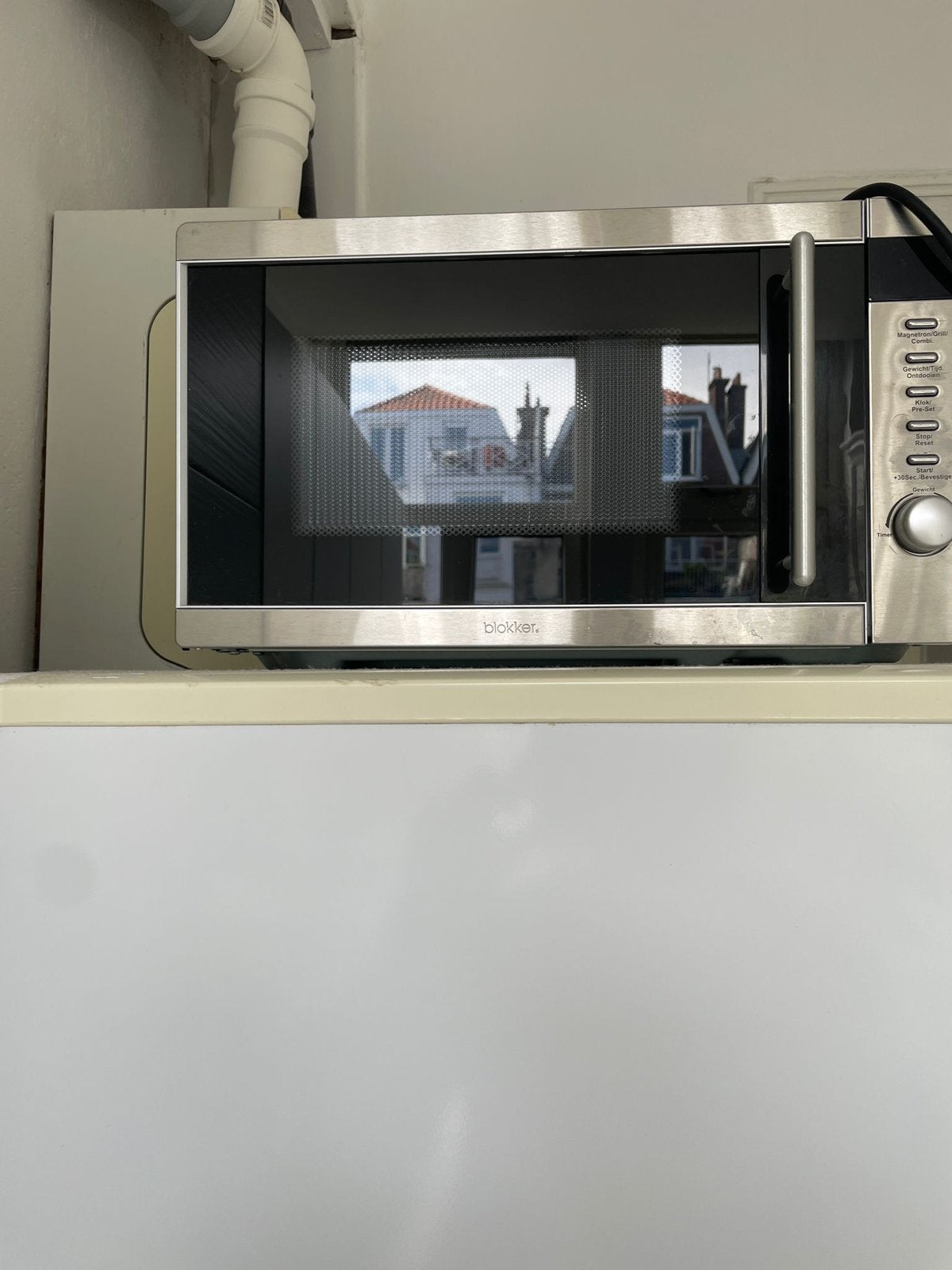 Blokker magnetron grill combinatie., Ophalen, Gebruikt, Grill