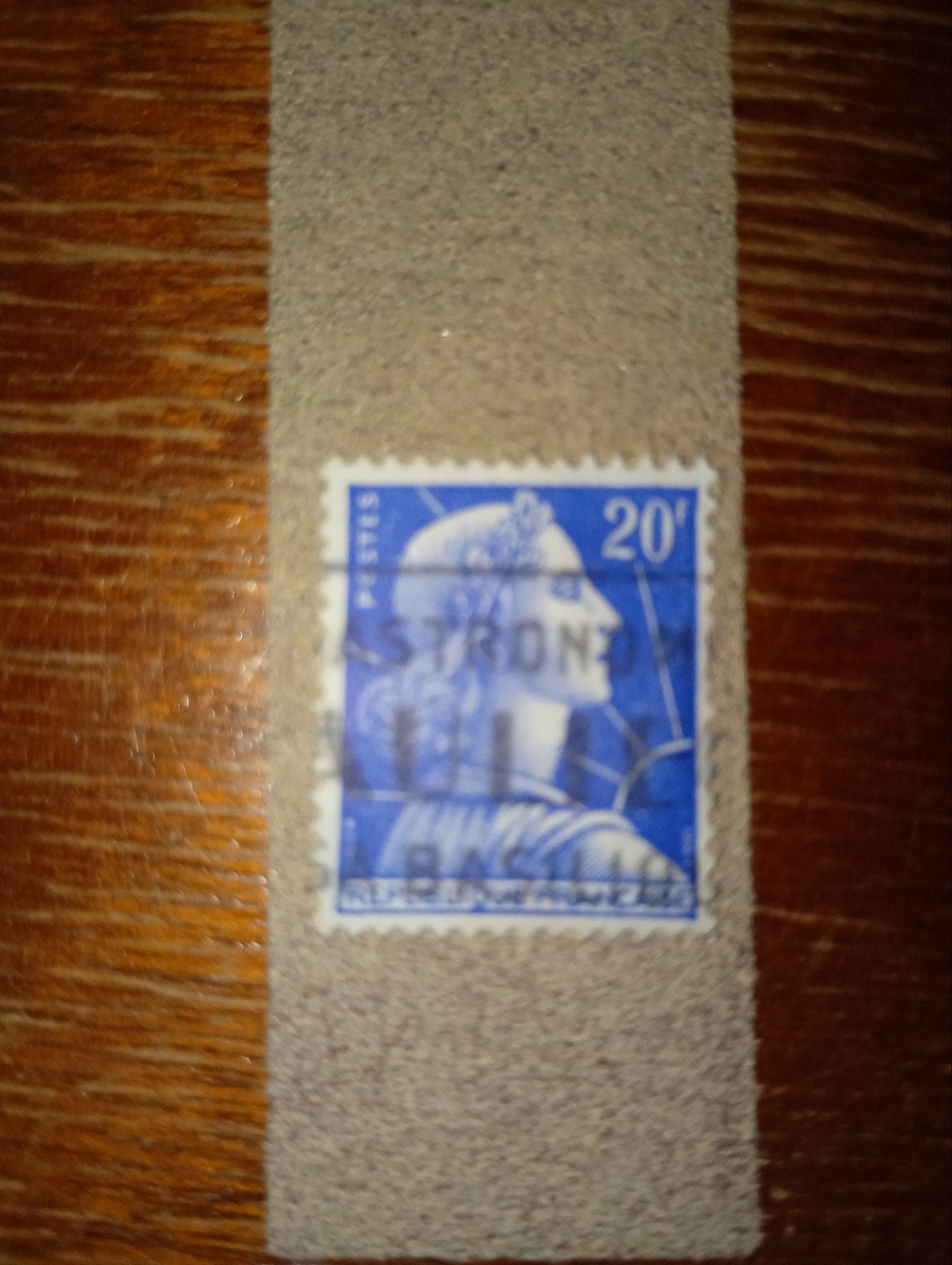 Franse postzegel 20 centimes Semeuse type, Ophalen of Verzenden