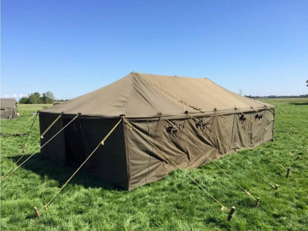 Legertent 10x5m gratis, Ophalen, Gebruikt