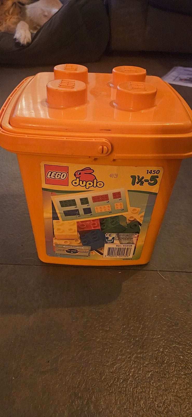Lego Duplo 4020 Basisstenen in handige opbergbox, Ophalen, Gebruikt, Overige thema's, Compleet
