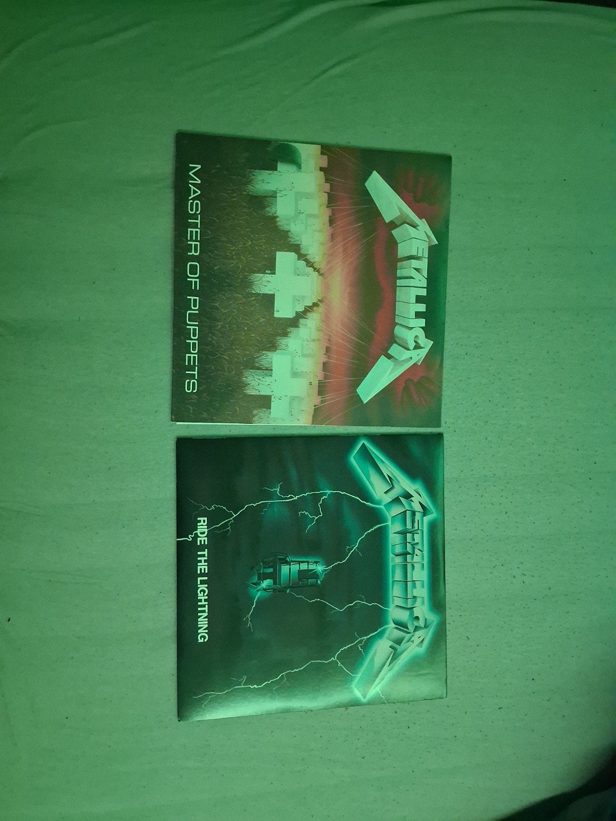 Metallica LP's: Master of Puppets & Ride the Lightning, Ophalen of Verzenden, Gebruikt, Heavy metal, Album