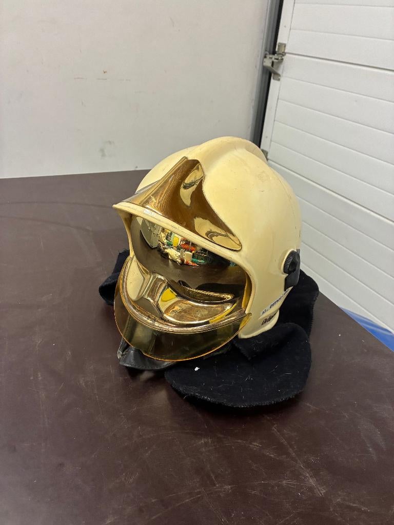 brandweerhelm Gallet, Ophalen of Verzenden, Overige soorten, Nederland, Helm of Baret
